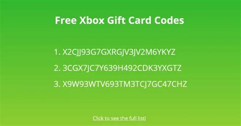 free xbox gift card codes 2024|15 Easy Ways To Get Free Xbox Gift Cards And .